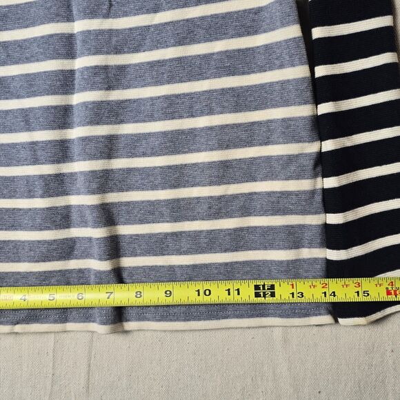 J.Crew Women’s XS Multicolor Stripe Cotton Blend Stretch Top Blouse - Picture 3 of 7